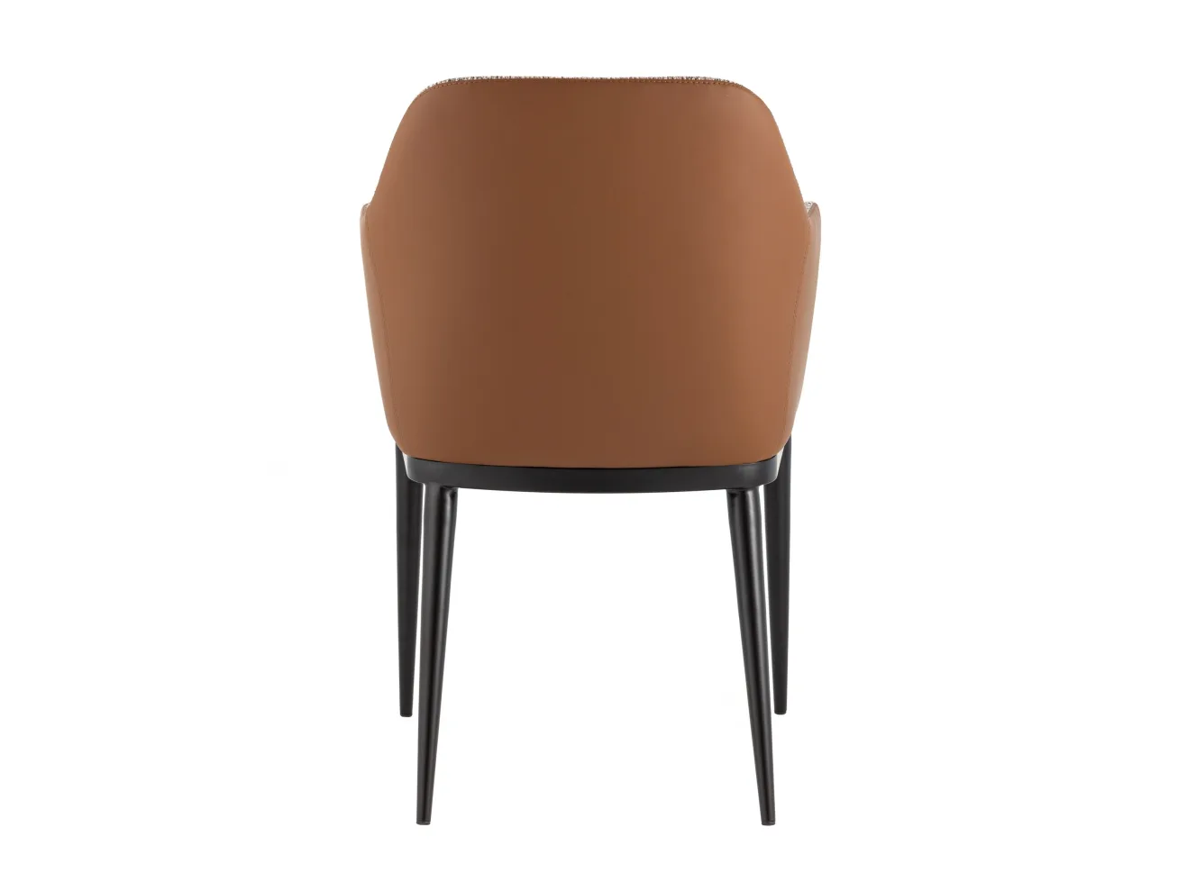 Стул обеденный STOOL GROUP Itan NC Коричневый с коричневой экокожей арт. 1175801901