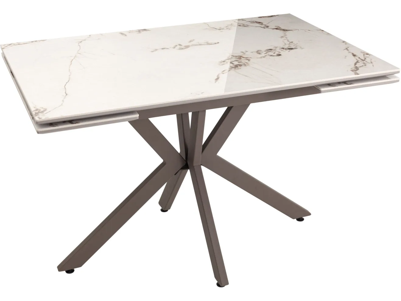 Стол обеденный STOOL GROUP Marmer 120-180/80/76 столешница МДФ16/керамика Капучино арт. 9635972404