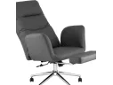 Кресло руководителя STOOL GROUP Solid NC с оттоманкой Серый арт. 5298896304