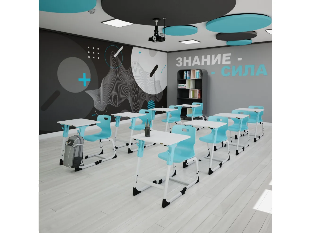 Cтол Sheffilton SHT-T-TN27 г5-7, одн береза/алюминиевый металлик/серый арт. 9514507102