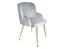 Стул Sheffilton SHT-ST39/S95-WH-1 серое облако/прозрачный лак/черный муар арт. 8982139101