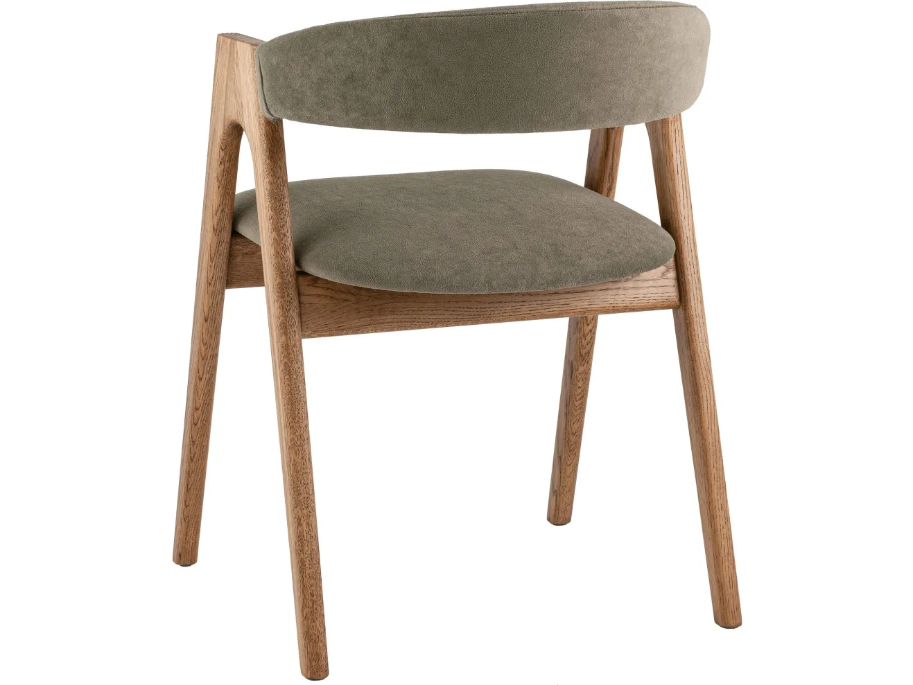Стул STOOL GROUP Рен массив дуба Велюр зеленый/Коньяк арт. 4948792704