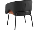 Кресло лаунж STOOL GROUP Afrida Рогожка тёмно-синий/терракот арт. 2871302606