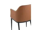 Стул обеденный STOOL GROUP Itan NC Коричневый с коричневой экокожей арт. 1175801901
