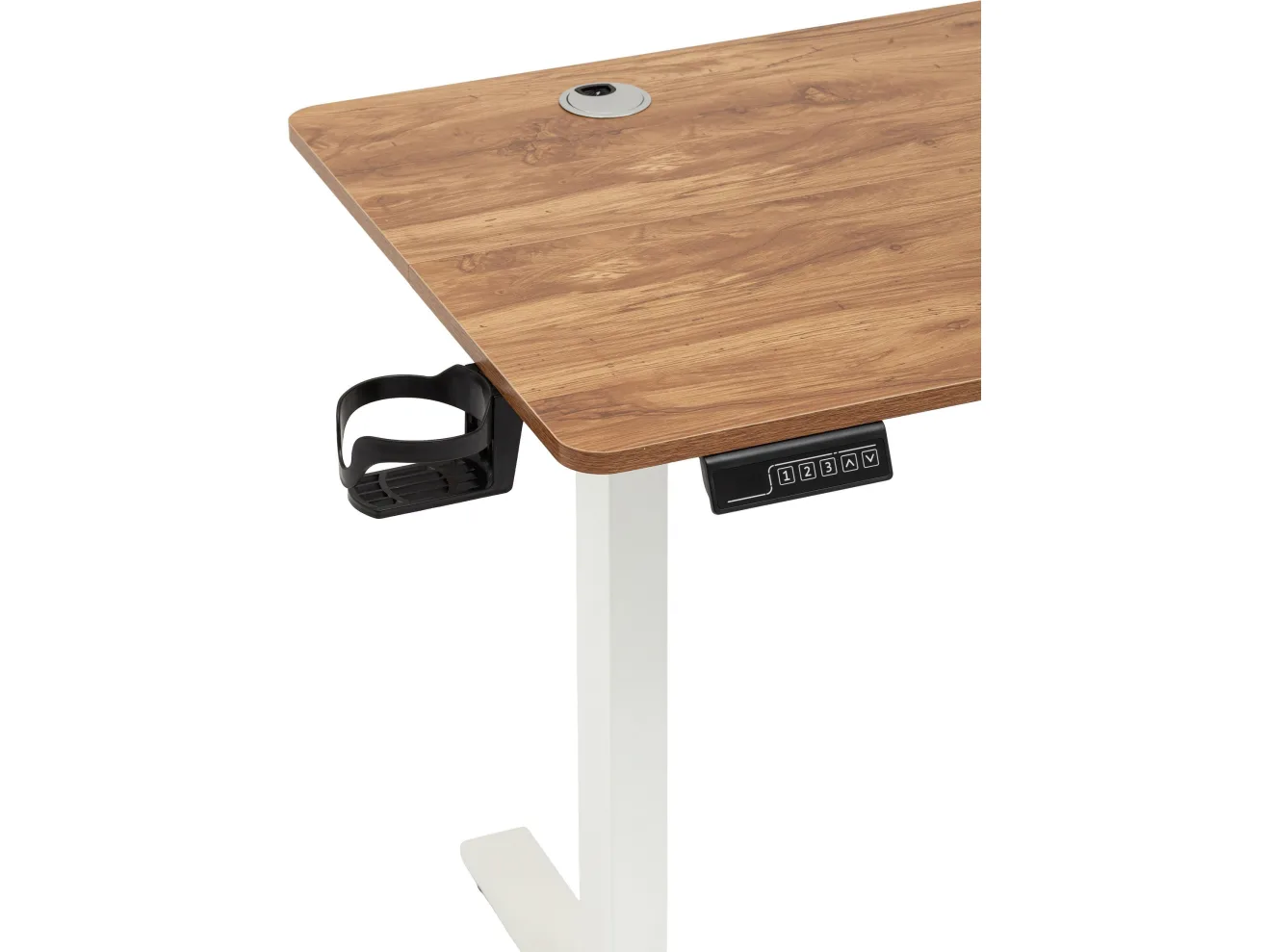 Стол STOOL GROUP с регулировкой высоты 110х60 Белый, столешница дерево арт. 3301841202