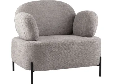 Кресло STOOL GROUP Кэнди Букле светло-серый
