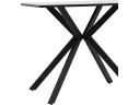 Стол обеденный STOOL GROUP Мармер мини нераскладной 90х60х75 столешница МДФ/керамика Snow white, подстолье металл черный арт. 3771762902