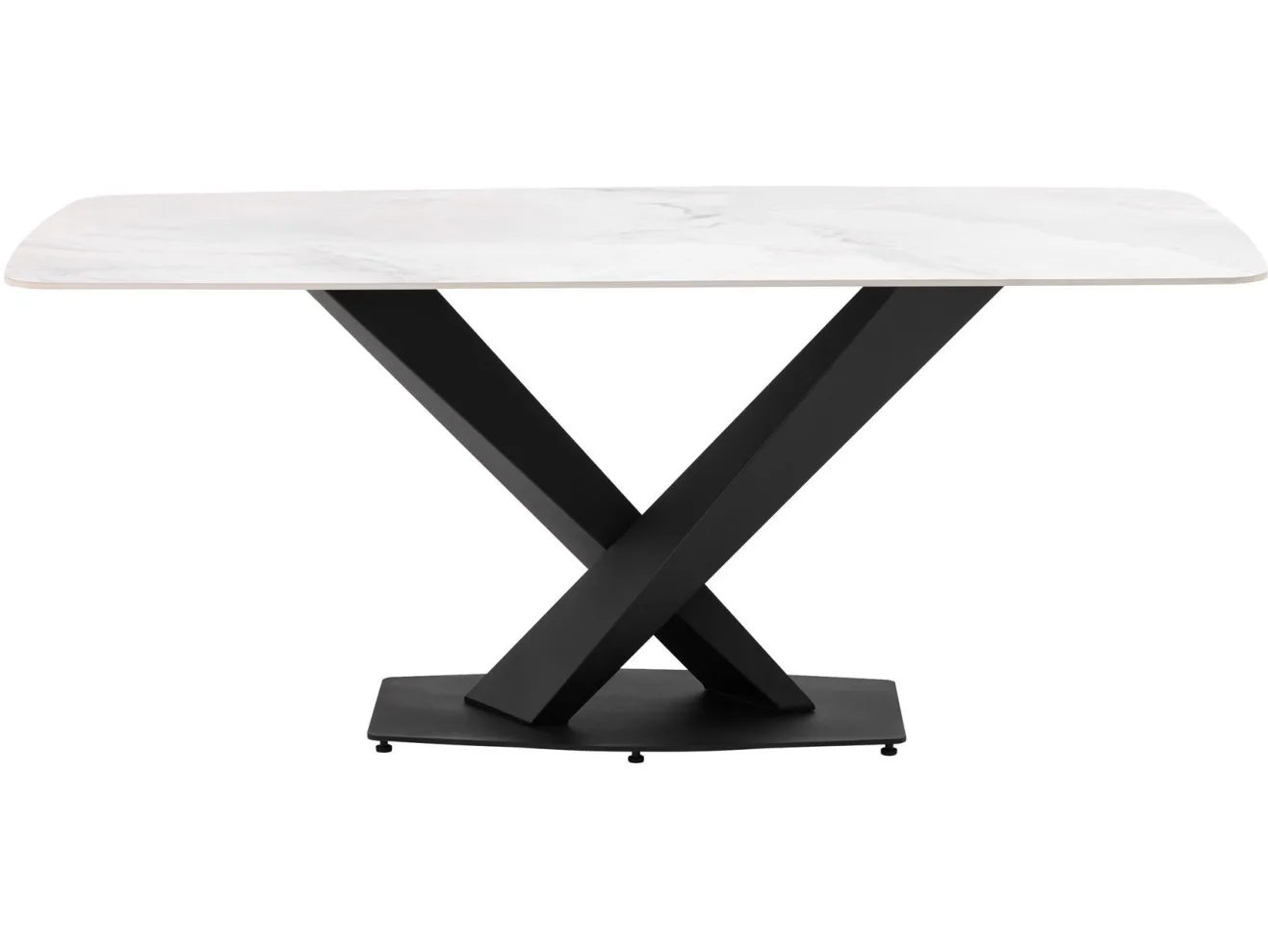 Стол обеденный STOOL GROUP Belle 180х90 белый мрамор арт. 7636799901
