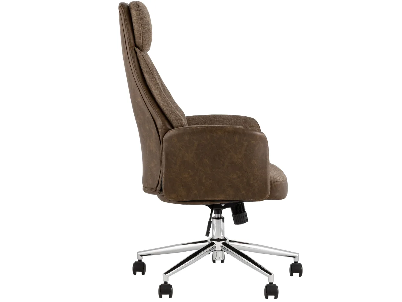 Кресло офисное STOOL GROUP TopChairs Neoma Экокожа/ткань коричневый арт. 3892516804