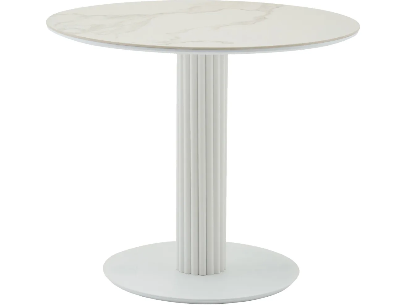 Стол STOOL GROUP Терралино круглый D90 керамика Белый/Белый арт. 5000420302