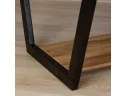 Стол журнальный Мебелик BeautyStyle 33 дуб вотан/черный/стекло черное арт. 2192069603