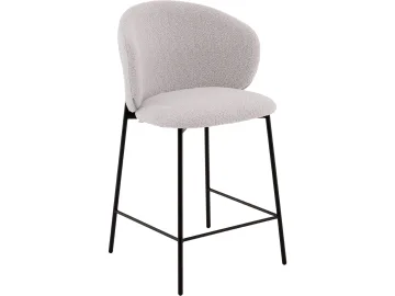 Стул полубарный STOOL GROUP Блейз Букле светло-серый