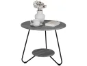 Стол журнальный Мебелик BeautyStyle 38 орех гикори grey/черный арт. 9590180402