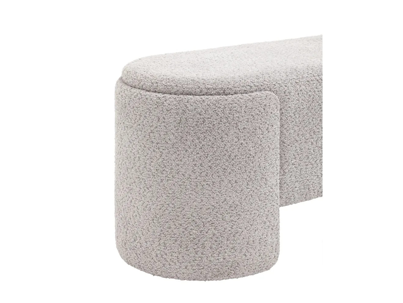 Банкетка STOOL GROUP Taks Букле светло-серый арт. 9009547602