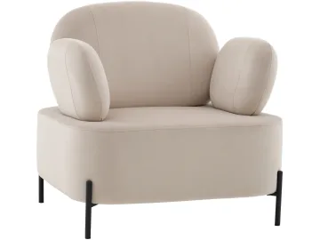 Кресло STOOL GROUP Кэнди Велюр бежевый