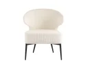 Кресло лаунж STOOL GROUP Royal Stripes Велюр молочный арт. 1582617901