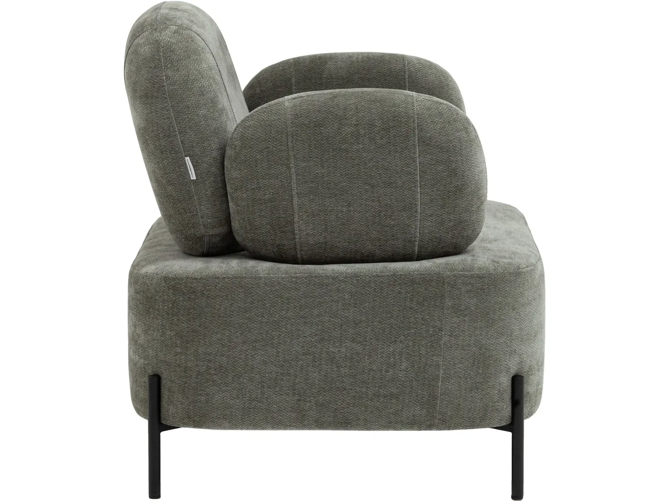 Кресло STOOL GROUP Кэнди с подлокотниками Шенилл зеленый арт. 9444525513
