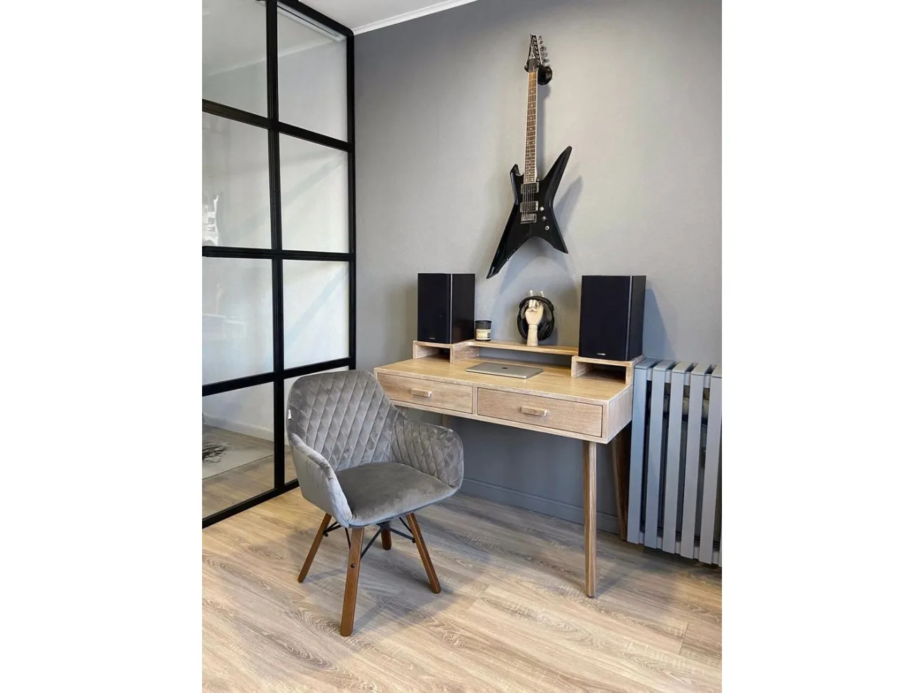 Стул Sheffilton SHT-ST38/S70 тихий океан/темный орех/черный арт. 7652686608