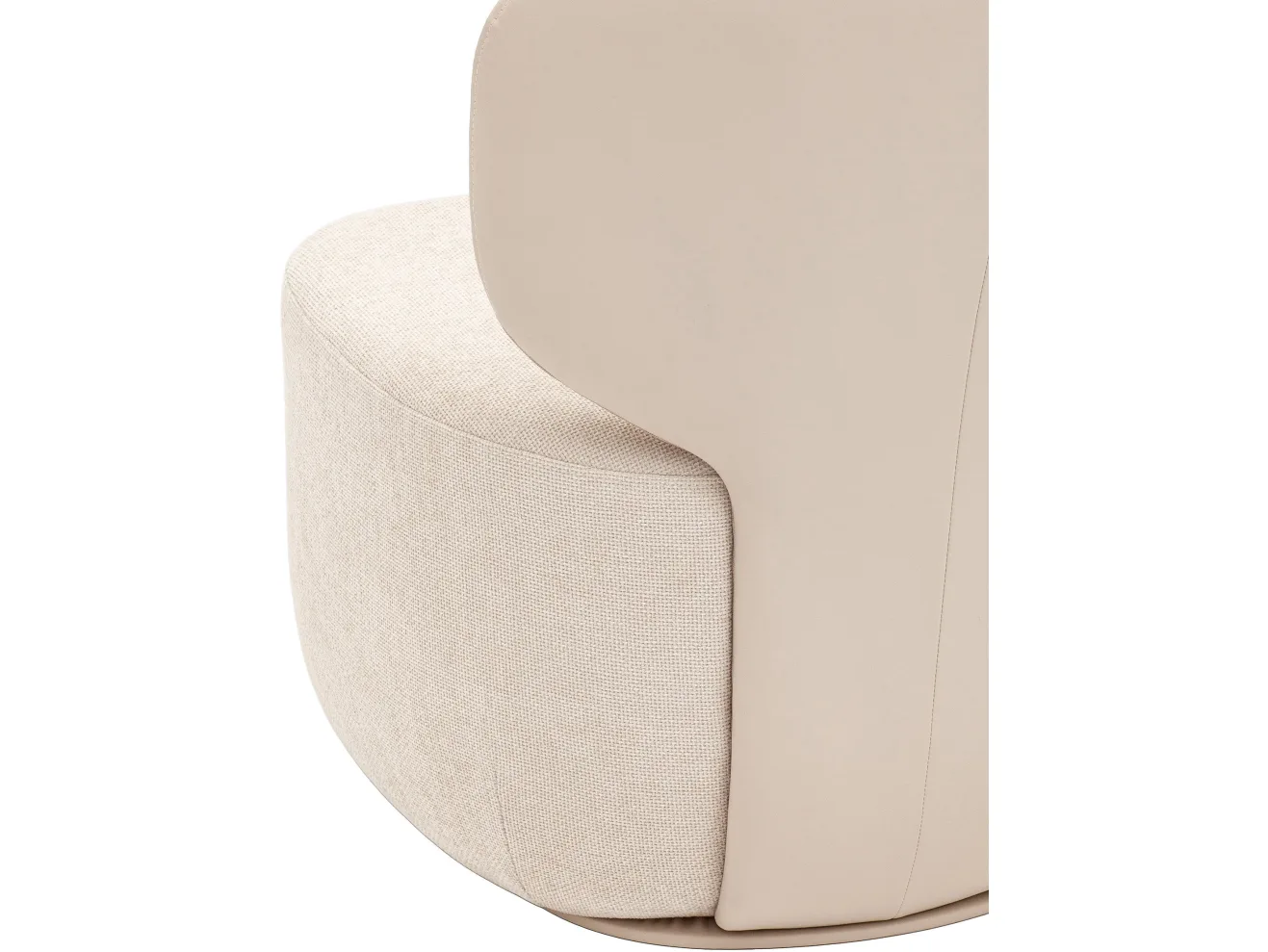 Кресло STOOL GROUP Спейс Экокожа/шенилл бежевый арт. 9923750104