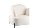 Кресло STOOL GROUP Кэнди с подлокотниками букле белый арт. 9444525506