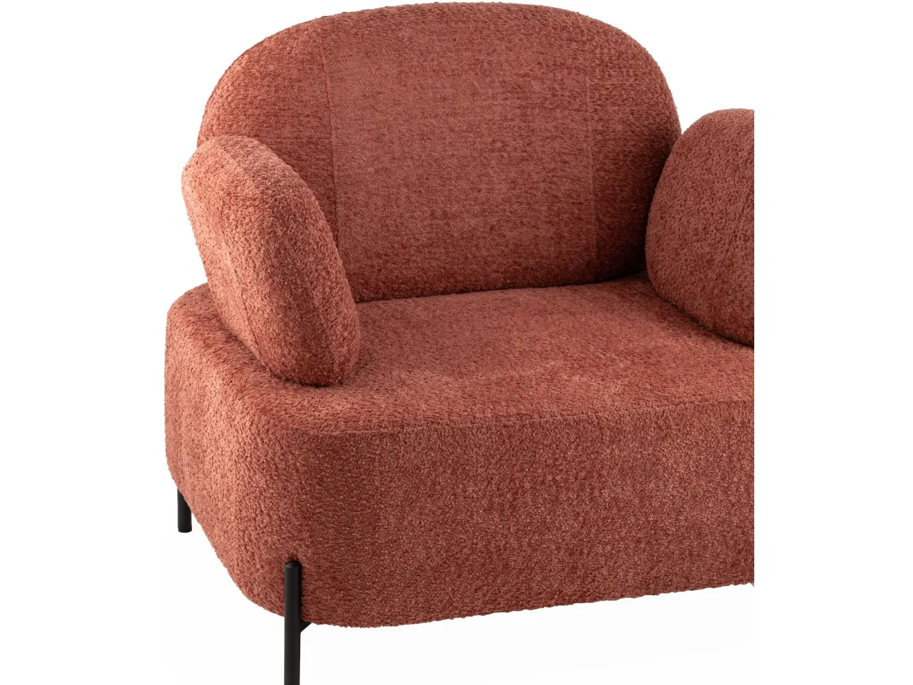 Кресло STOOL GROUP Кэнди Букле коралловый арт. 9444525508
