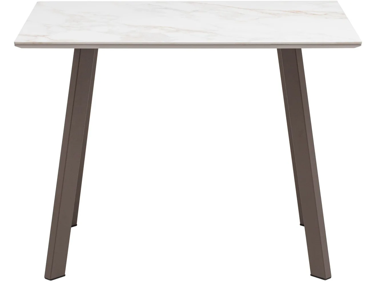 Стол обеденный STOOL GROUP Райли нераскладной 100/70/75 столешница МДФ/керамика Carla Larkin, подстолье капучино арт. 1183864604