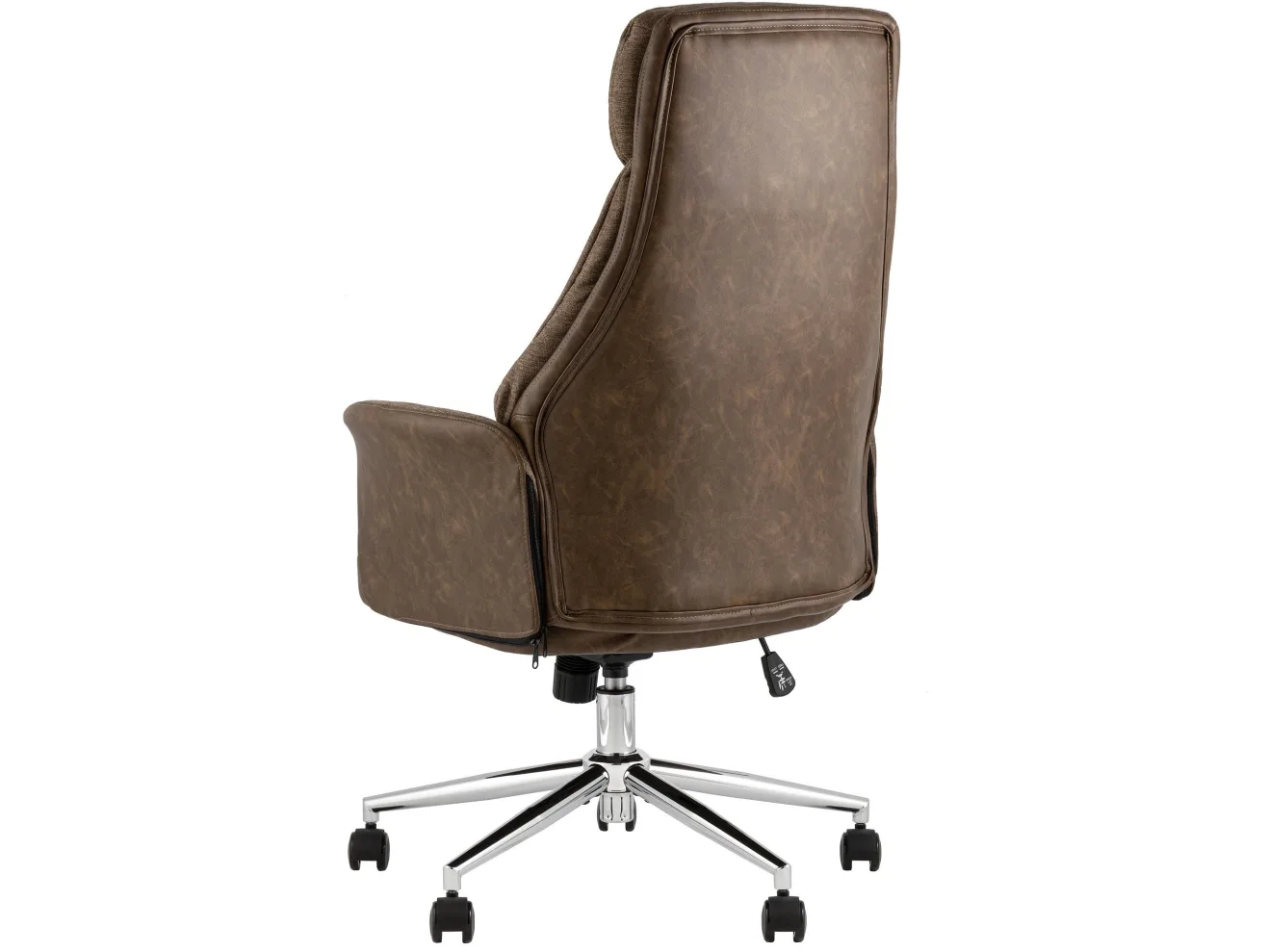 Кресло офисное STOOL GROUP TopChairs Neoma Экокожа/ткань коричневый арт. 3892516804