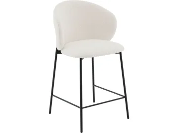 Стул полубарный STOOL GROUP Блейз Букле белый