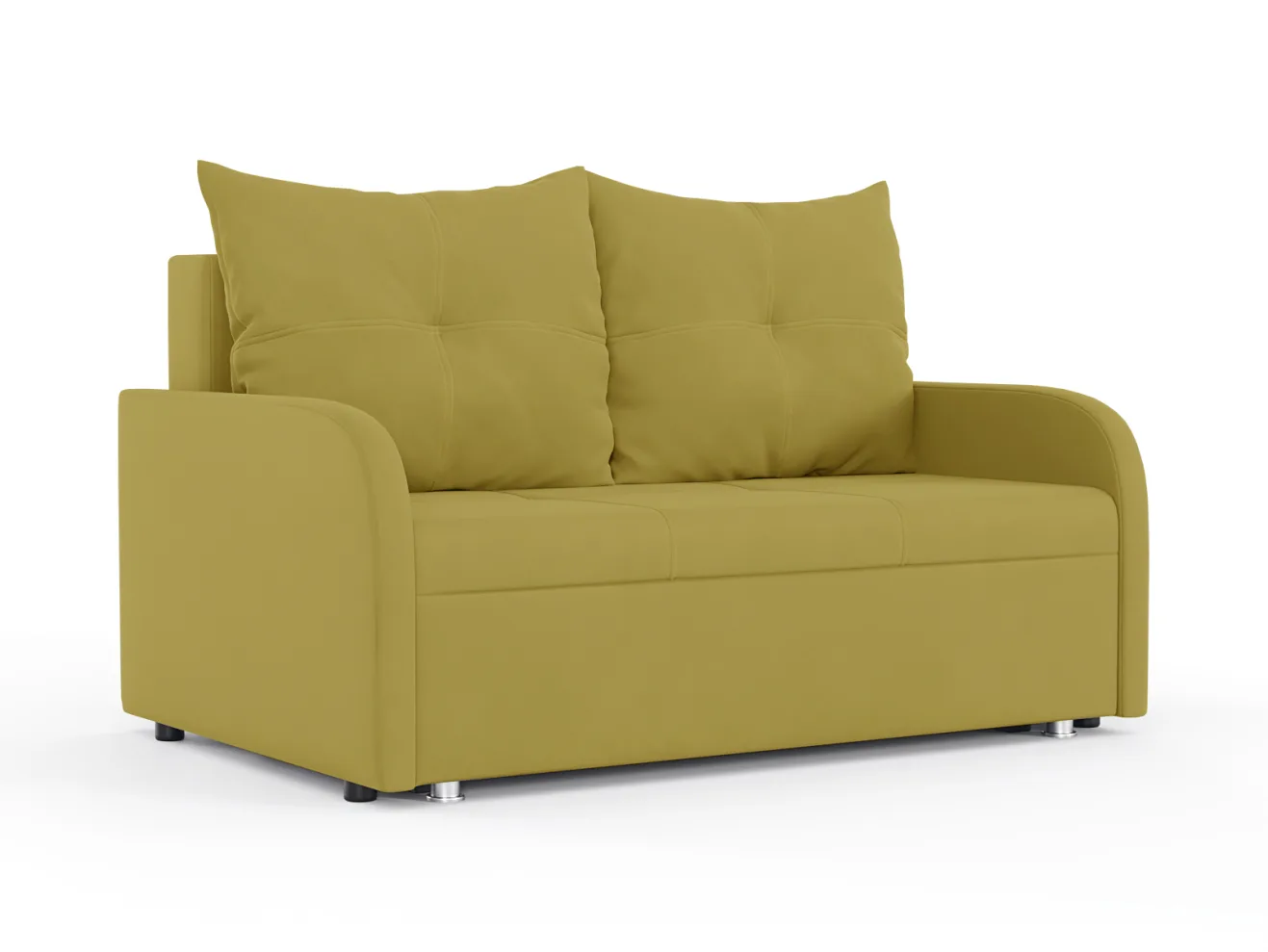 Диван Мини Люкс Лайт Велюр Зара Yellow 44 арт. Md-10000959