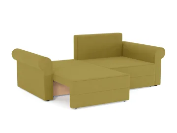 Диван еврокнижка Флоренция трансформер Велюр Зара Yellow 44
