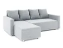 Угловой диван Челси Рогожка Дрим Лайт Грей арт. Md-10002684