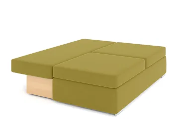 Диван еврокнижка Лавия Велюр Зара Yellow 44