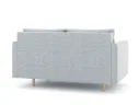 Диван Милли мини 2-х местный с локтями Рогожка Дрим Люкс 8 арт. Md-10000310