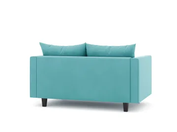 Диван без механизма Балко Велюр Зара Азур 48