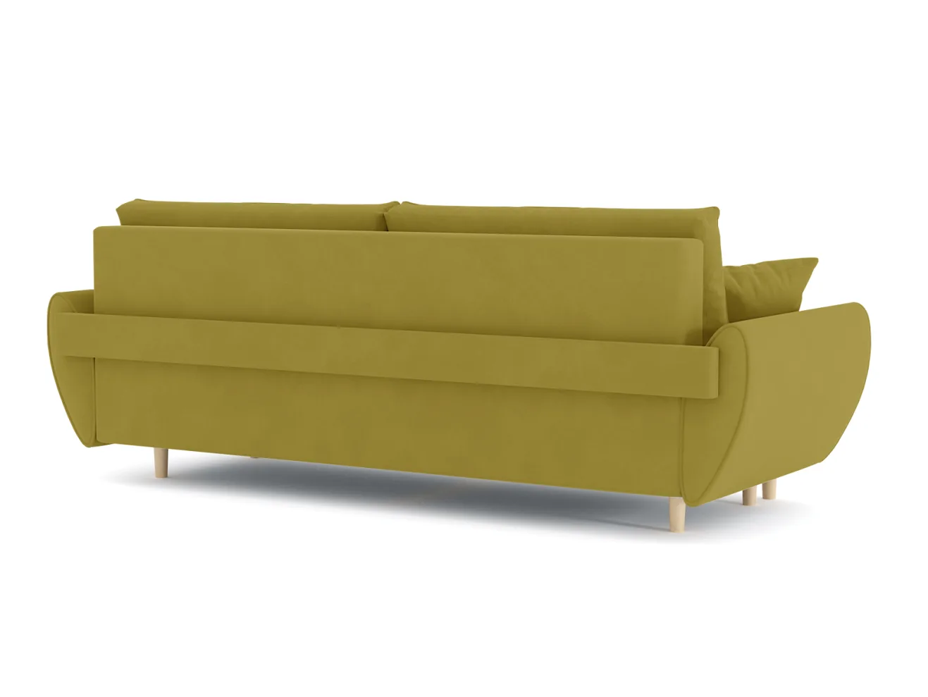 Диван Кёртис Велюр Зара Yellow 44 арт. Md-10000649