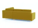 Угловой диван Белфаст модульный Велюр Зара Yellow 44 арт. Md-10001701