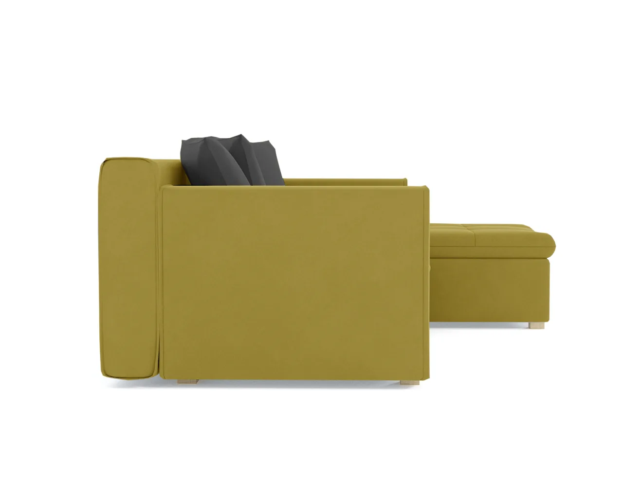 Диван Чикаго Велюр Зара Yellow 44 + Зара Грей 18 арт. Md-10000347