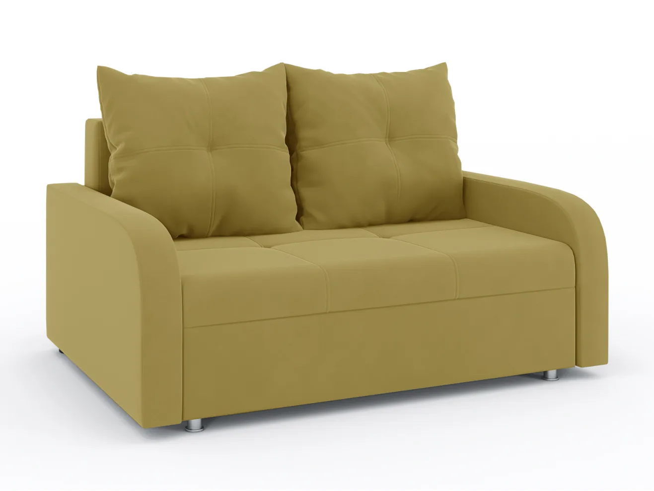 Диван Мини Люкс Велюр Зара Yellow 44 арт. Md-10000939