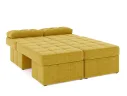 Угловой диван Оливер Люкс Рогожка Дрим Yellow арт. Md-10002308