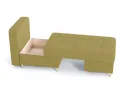 Диван Уно 2 Велюр Зара Yellow 44 арт. Md-10001309