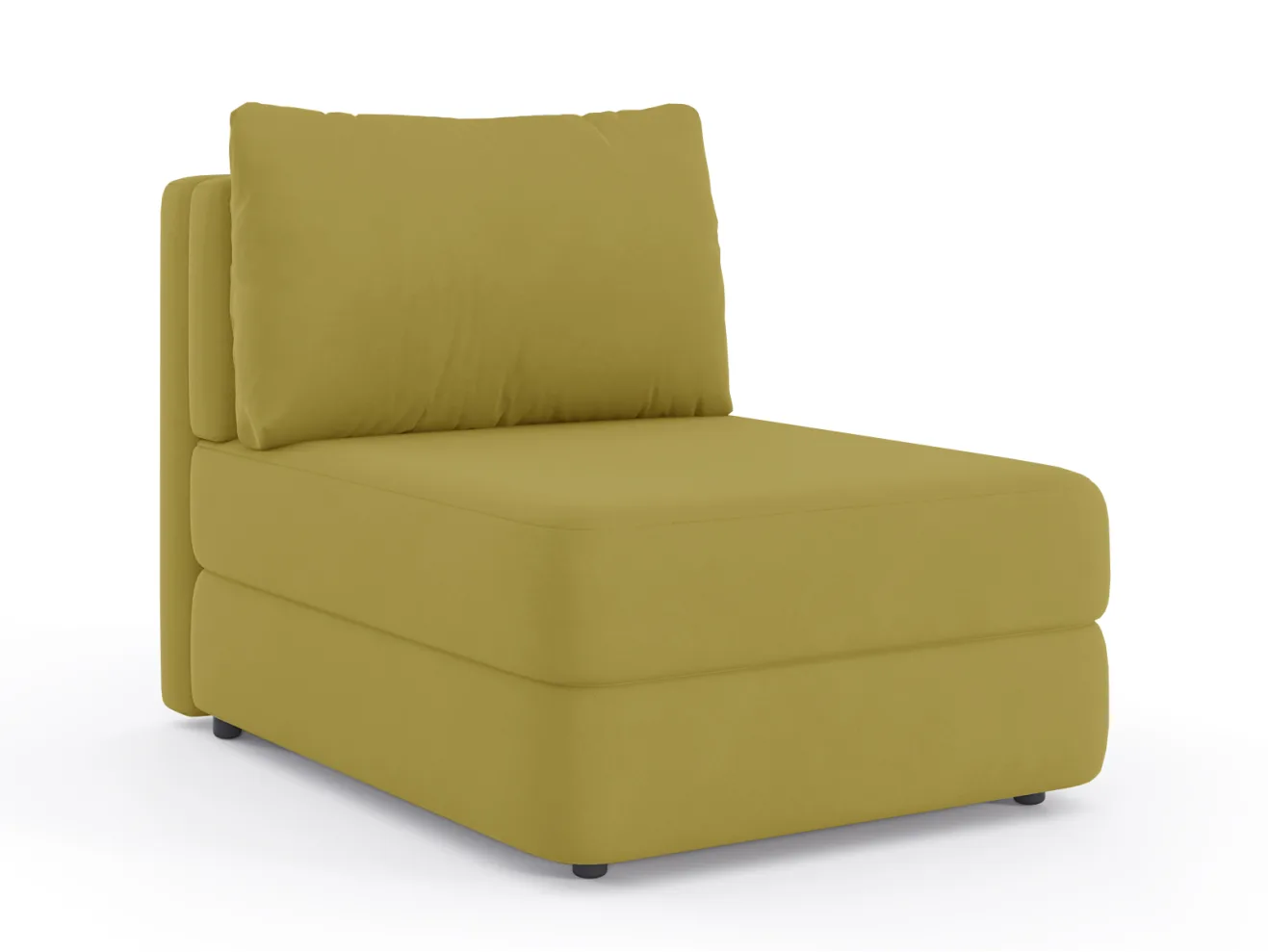 Кресло Стэп Велюр Зара Yellow 44 арт. Md-10002845