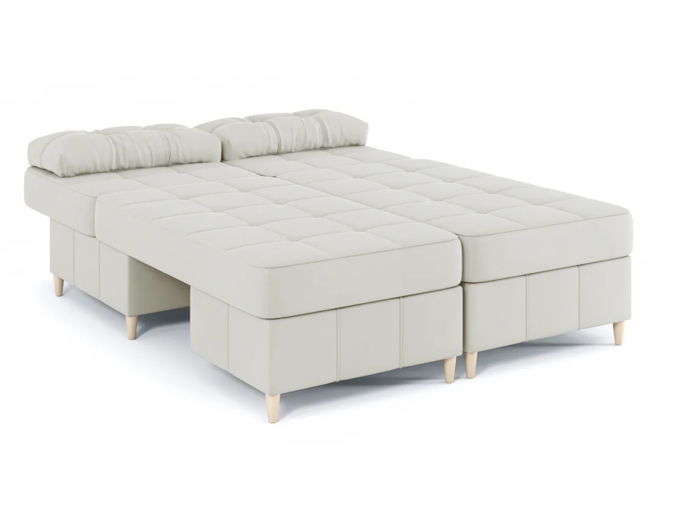 Угловой диван Оливер Люкс 2 Велюр Зара Крим 02 арт. Md-10002321