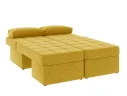 Угловой диван Оливер Рогожка Дрим Yellow арт. Md-10002259