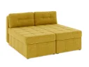 Угловой диван Оливер Люкс Рогожка Дрим Yellow арт. Md-10002308