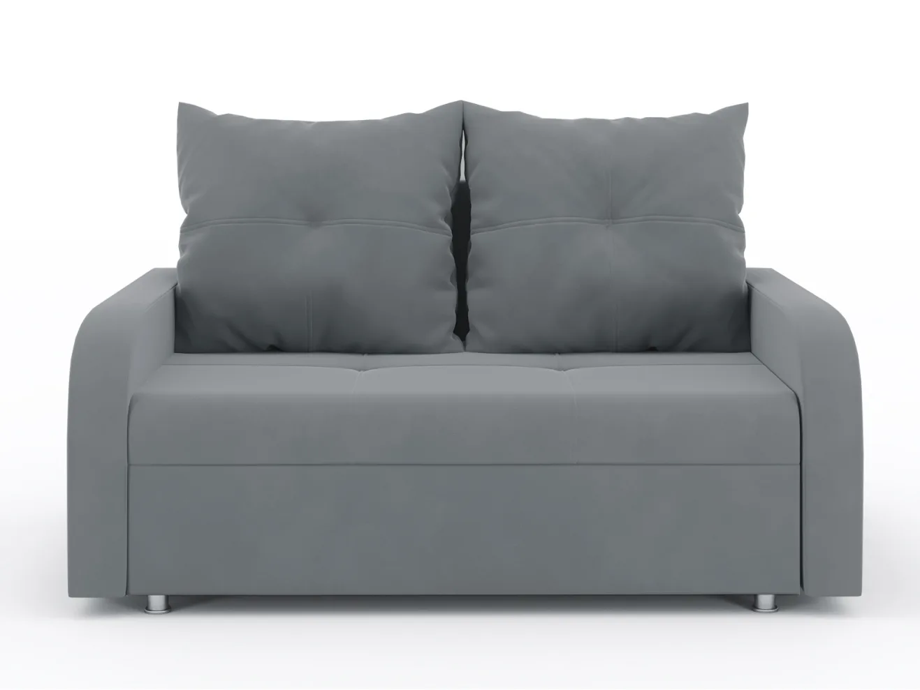Диван Мини Люкс Велюр Зара Графит 32 арт. Md-10000942