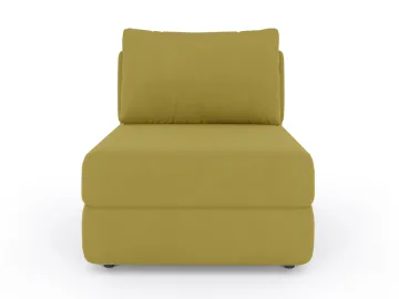 Кресло Стэп Велюр Зара Yellow 44