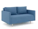 Диван Милли мини 2-х местный с локтями Велюр Зара Океан 45 арт. Md-10000291