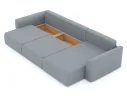 Угловой диван Рафаэль 3 секции НПБ Велюр Зара Маус 12 арт. Md-10002409