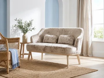 Диван Комфорт-5 plush cream (плаш крем)/бесцветный лак