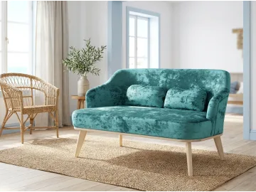 Диван Комфорт-5 plush lagoon (плаш лагун)/бесцветный лак